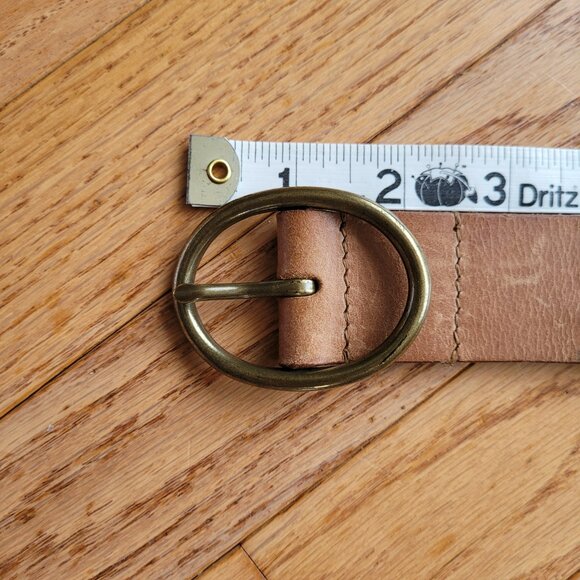 Lucky Brand Multi Embroidered Aztec Boho 100% Leather Belt Brown - Picture 14 of 16